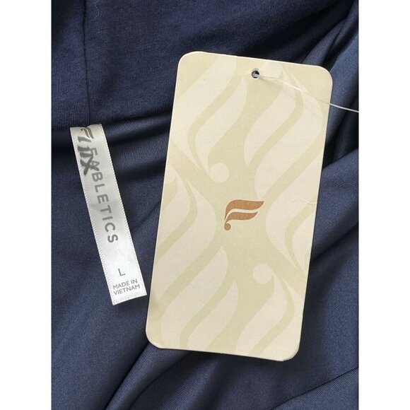 Fabletics Donna Velour Zip-Up Hoodie – Navy Blue – Size Large NWT - Picture 7 of 9